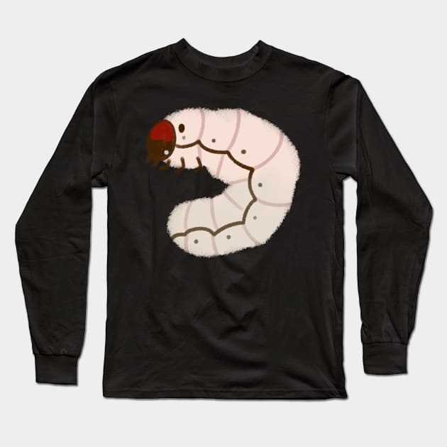beetle grub Long Sleeve T-Shirt by otterguppy